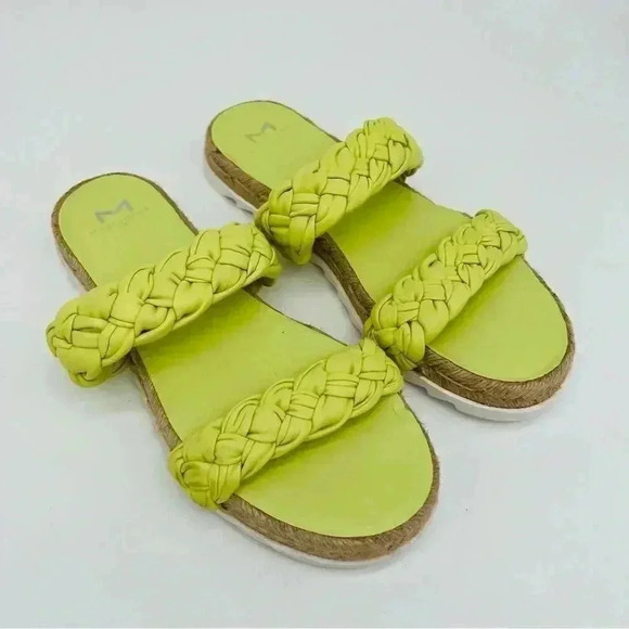 Marc Fisher | Jaimee Slides | Espadrille | Citron | Size 7.5 - Picture 2 of 10
